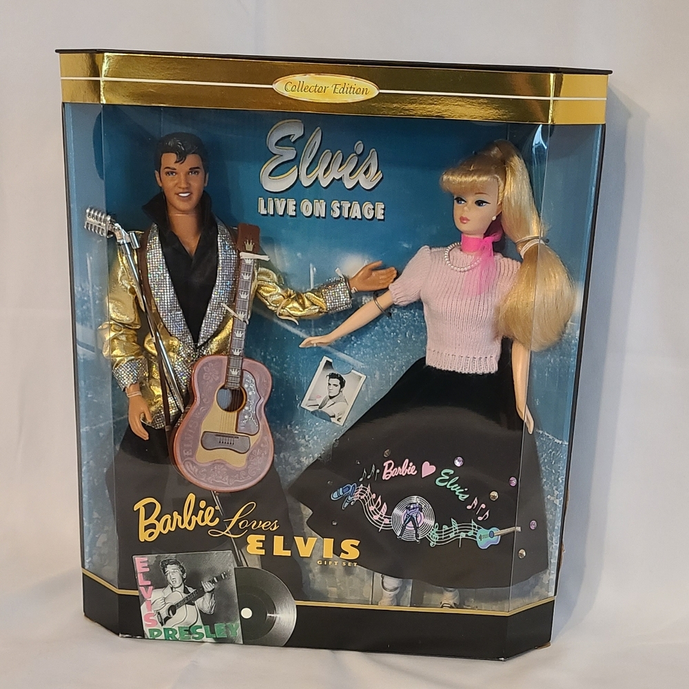 Barbie Loves Elvis Gift Set Collector's Edition Dolls